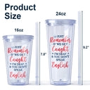 I Love You To The Beach And Back Best Friends - Bestie BFF Gift - Personalized Acrylic Insulated Tumbler With Straw