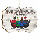 It's Not What We Have - Christmas Gifts For Besties, Best Friends - Personalized Medallion Wooden Ornament