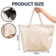 Custom Photo, Art Design, Summer, Pet Lovers, Playful, Photo - Pencil Sketch - Remove BG - Custom Photo Pencil Sketch Toile De Jouy Pattern Family Pet - Personalized Beach Bag