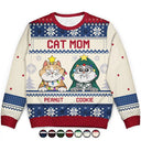 Pet Lovers - Christmas Funny Cat Mom Pet Lover Dog Person - Personalized Unisex Ugly Sweater