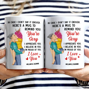 In Case I Don't Say It Enough Couples - Personalized Black Mug