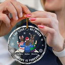 The Greatest Gift Our Parents Gave Us Family Sisters Brothers - Personalized Circle Glass Ornament