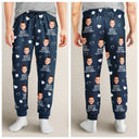 Gift For Couples, Gift For Husband - Custom Photo Funny Couple Daddy's Official Sleep Pants - Personalized Pajama Pants
