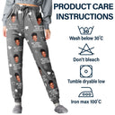 Gift For Couples, Gift For Husband - Custom Photo Funny Couple Daddy's Official Sleep Pants - Personalized Pajama Pants
