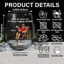 Retirement,Gift For Grandparents,Parents,Gift For Yourself,Gift For Men,Gift For Women,Gifts For Colleagues - Every Sip Tastes Like It's Not My Problem Anymore Retirement - Personalized Stemless Wine Glass
