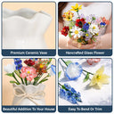Gift For Grandma,Grandma,Grandkids,Grandma's Hobby,Happy - Grandma's Garden - Personalized Glass Birth Month Flower