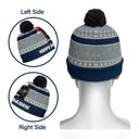 Pet Lovers - Custom Photo Feliz Navidog - Personalized Bobble Beanie Hat