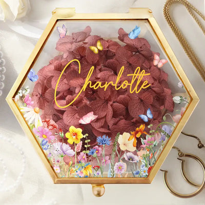 Glass Jewelry Box