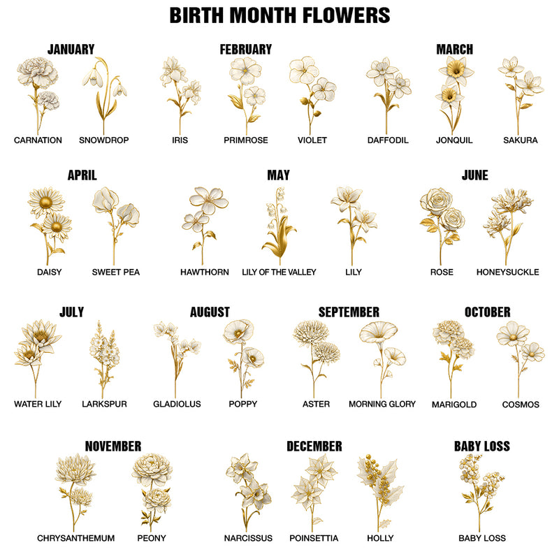 Old Besties, Sentimental, Gift For Bestie, Gardening, Outdoor Decor, Icon - Gold Birth Month Flower Grow An Old Friend - Personalized Plant Pot