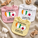 Gift For Mother, New Mom, Proud, Summer Soccer Games, Icon - Baby First Soccer Cup Duo Country Flags - Personalized Baby Bib