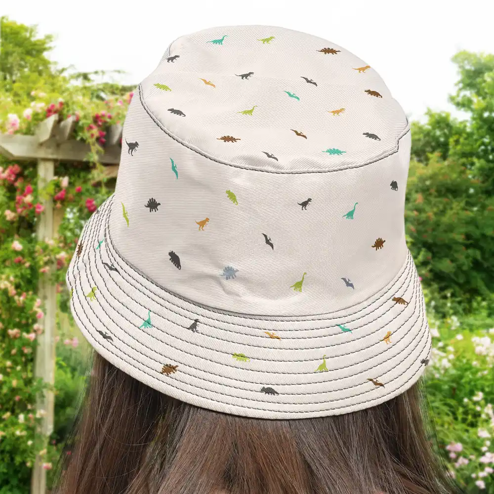 Gift For Kids,Gift For Daughter,Gift For Son,Happy - Baby Kid With Rainbow - Personalized Bucket Hat