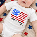 Gift For Baby,Independence Day,Top Market,Adorable,Custom Text - Baby's First 4th Of July - Personalized Baby Onesie