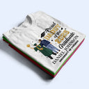 Love,Graduation,Dad - Daughters (Adult),Dad - Sons,Dad - Children,Gift For Father - Backside Proud Dad Of A Graduation Child - Personalized T Shirt