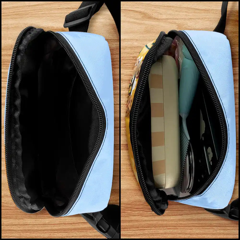 Gift For Couples,Travel,Cruising,Happy,Gift For Women,Gift For Men - Baecation Mode Couples - Personalized Crossbody Belt Bag