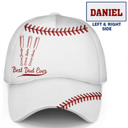 Sport Dad,Baseball,Gift For Father,Icon,Proud - Baseball Best Dad Ever - Personalized Classic Cap