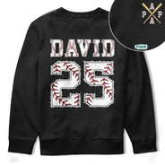 Gift For Grandpa, Gift For Father, Baseball, Non-Eng, Icon, Proud - Baseball Dad Papa Crossed Arrows - Personalized T Shirt