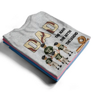 Gift For Father,Love,Baseball - Baseball Dad The Man The Myth The Legend - Personalized T Shirt