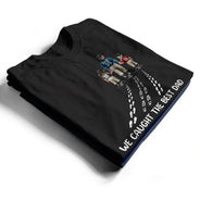 Gift For Father,Baseball,Happy - Baseball We Caught The Best Dad Ever - Personalized T Shirt
