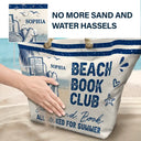 Summer,Reading,Gift For Yourself,Confident,Vector - Beach Book Club Reading Lovers - Personalized Beach Bag