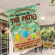 Beach Patio Listen To Good Music Custom Flag
