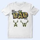 Hunting, Gift For Father, Funny - Best Buckin Dad Ever - Personalized T Shirt