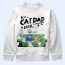 Cat Dad, Cat Lovers, Funny - Best Cat Dad Ever - Personalized T Shirt
