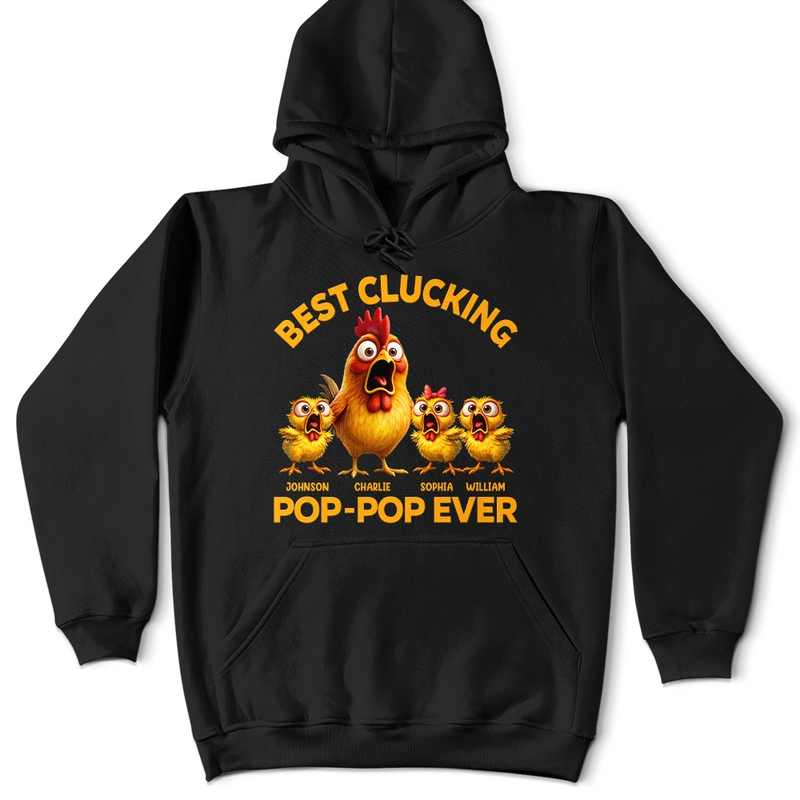 Gift For Father, Funny - Best Clucking Dad Ever - Personalized T Shirt