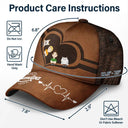 Gift For Father, Gift For Grandpa, Dad - Children, Grandpa - Grandkids, Happy - Best Dad Grandpa Ever Kid Grandkid Dog Cat - Personalized Classic Cap