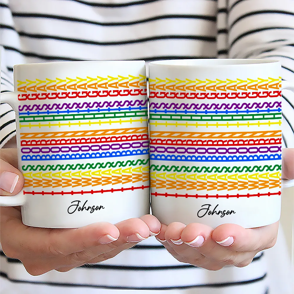 Gift For Couples,Gift For Husband,Gift For Wife,Gift For Boyfriend,Gift For Girlfriend,LGBT,Gift For Yourself,Gift For Women,Gift For Men,Love,Funny - Love Whoever You Want Hidden Message - Personalized Mug