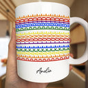 Gift For Couples,Gift For Husband,Gift For Wife,Gift For Boyfriend,Gift For Girlfriend,LGBT,Gift For Yourself,Gift For Women,Gift For Men,Love,Funny - Love Whoever You Want Hidden Message - Personalized Mug