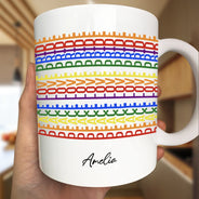 Gift For Couples,Gift For Husband,Gift For Wife,Gift For Boyfriend,Gift For Girlfriend,LGBT,Gift For Yourself,Gift For Women,Gift For Men,Love,Funny - Love Whoever You Want Hidden Message - Personalized Mug