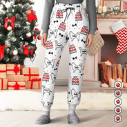 Pet Lovers,Pet Mom,Pet Dad,Dog Lovers,Dog Mom,Dog Dad,Love - Best Dog Dad Dog Mom Pattern - Personalized Pajama Pants