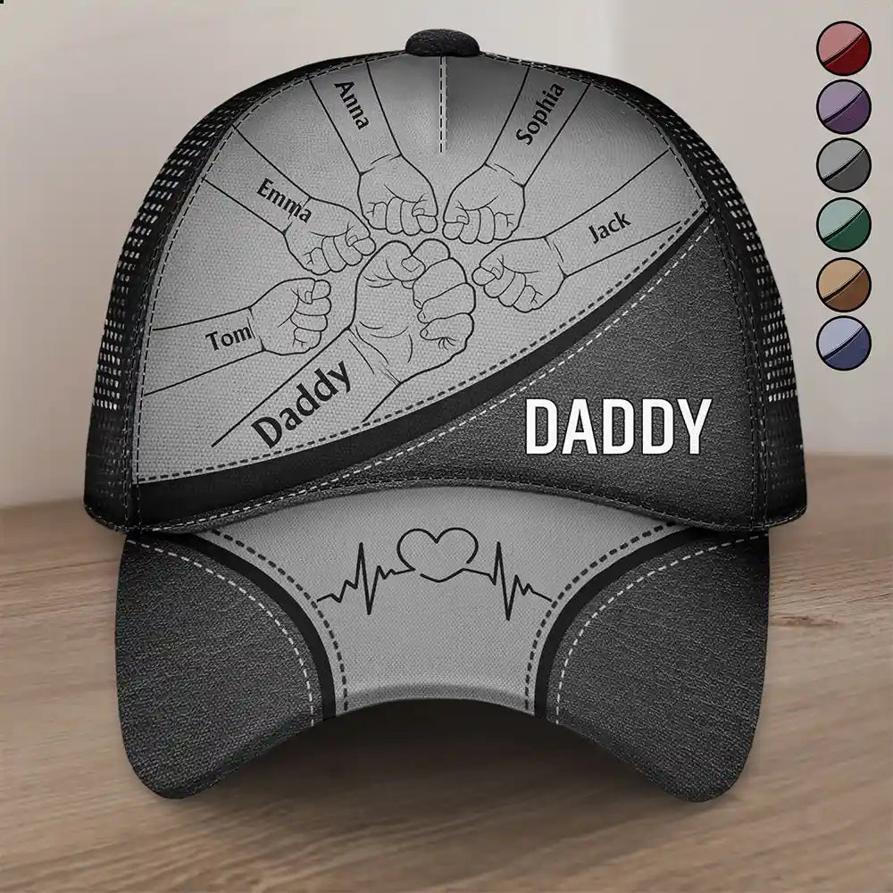Best Friends For Life Dad Grandad - Personalized Mesh-back Casual Cap