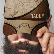 Gift For Father, Gift For Grandpa, Gift For Husband, Happy - Best Friends For Life Dad Grandad - Personalized Mesh-back Casual Cap