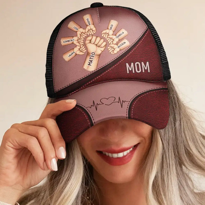 Gift For Father,Gift For Grandpa,Gift For Husband - Best Friends For Life Dad Grandad - Personalized Mesh-back Casual Cap

