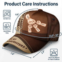 Gift For Grandpa, Grandpa - Grandkids, Gift For Father, Happy, Love, Dad - Children, Dad - Sons, Dad - Daughters (Young) - Best Grandpa Dad Ever - Personalized Classic Cap