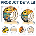 Gift For Bestie, Happy, Christmas - Bestie Forever - Personalized Spinning Perpetual Desk Calendar