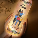 Gift For Bestie,Gift For Women,Happy,Top Market - Besties You Are The Sister I Got To Choose - Personalized Bottle Light