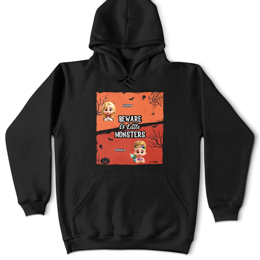 Beware Of Little Monsters - Personalized T Shirt
