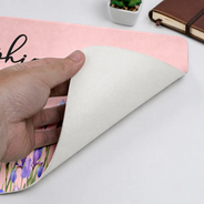 Gift For Wife,Gift For Girlfriend,Gift For Yourself,Gift For Women,Gift For Mother,Gift For Daughter,Gift For Sisters,Gift For Bestie,Gifts For Colleagues,Teacher,Back To School,Top Market,Icon,Cozy - Birth Flower And Name - Personalized Leather Desk Mat