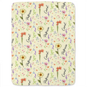 Gift For Bestie, Happy - Birth Flower Custom Name Bestie - Personalized Fleece Blanket, Sherpa Blanket
