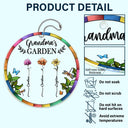 Gift For Women, Gift For Mother, Gift For Grandma, Love - Birth Flower Grandma's Garden - Personalized Acrylic Car Hanger