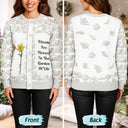 Gift For Bestie,Love - Birth Flower Grow An Old Friend - Personalized Cardigan