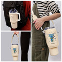 Birth Flower Stethoscope - Personalized Bottle Carrier Bag