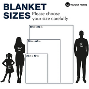 Birth Month Flowers Bloom Where You're Planted - Personalized Fleece Blanket, Sherpa Blanket