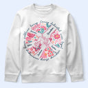 Gift For Mother,Gift For Grandma,Love - Boho Floral Hand In Hand Grandma Mom - Personalized T Shirt