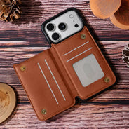 Gift For Yourself, Camping - The Campsite Is Calling - Personalized Leather Flip Wallet Phone Case