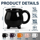Playful,Halloween,Gift For Yourself,Icon - Witches Brew Halloween Style - Personalized Cauldron Mug