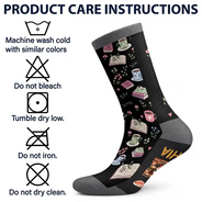 Christmas,Gift For Yourself,Gifts For Her,Gifts For Him,Humorous,Icon,Reading,Top Market - Funny Gift For Book Lovers - Personalized Fk Off I'm Reading Socks