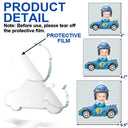 Gift For Kids,Gift For Grandkids,Custom Photo,Christmas,Funny - Custom Photo Funny Kid Face Car Toys - Personalized Custom Shaped Acrylic Ornament
